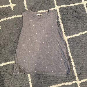 C&C California Gray Star Print Tank